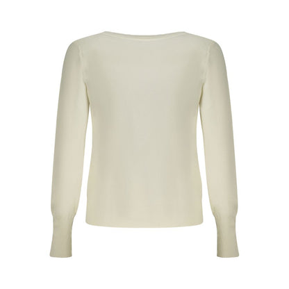 Gilet Guess Jeans Bianco Viscosa pour femme