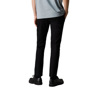 Pantalon chino noir en coton recyclé Calvin Klein Jeans