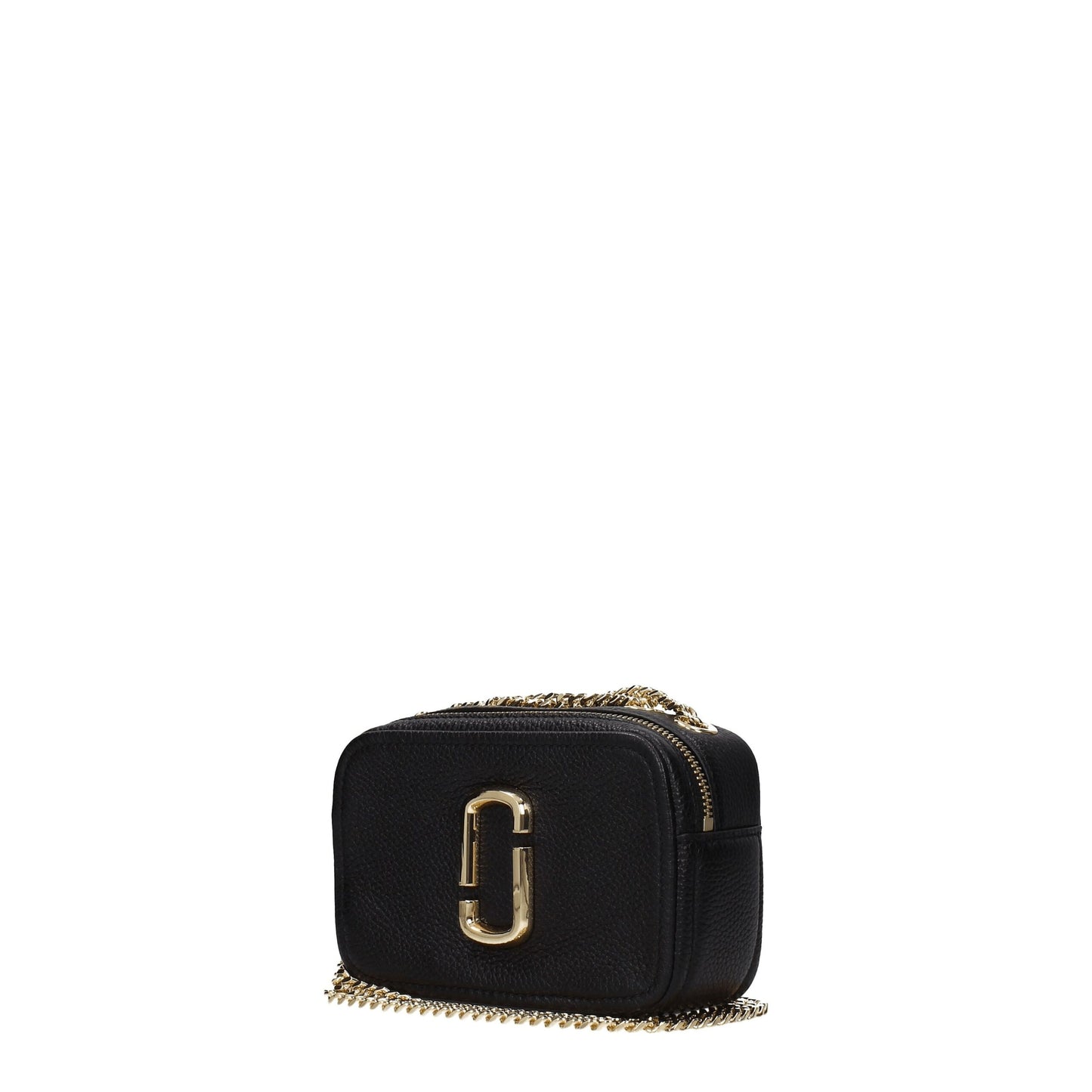 Borsa a tracolla in pelle nera Marc Jacobs