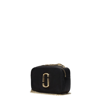 Borsa a tracolla in pelle nera Marc Jacobs