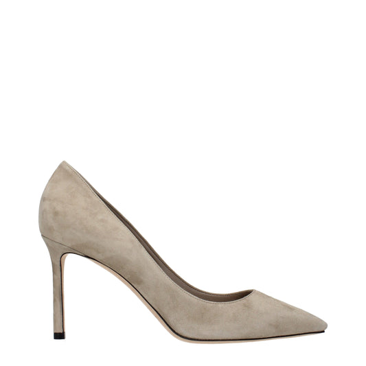 Escarpins Jimmy Choo en cuir gris à talons hauts