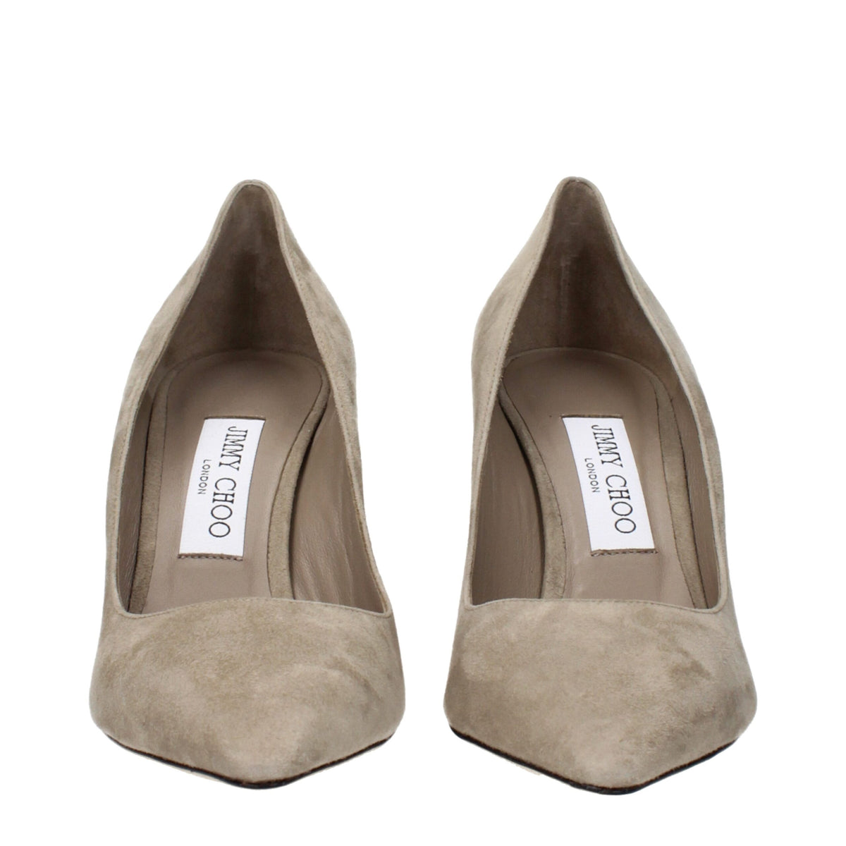 Escarpins Jimmy Choo en cuir gris à talons hauts