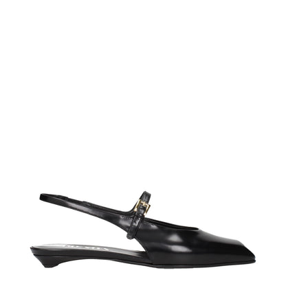 Sandali Prada in pelle nera