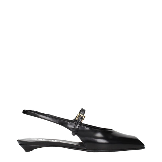 Sandali Prada in pelle nera