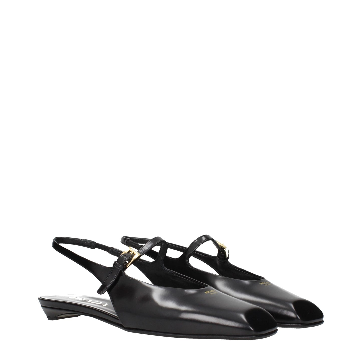 Sandali Prada in pelle nera