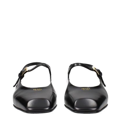 Sandali Prada in pelle nera