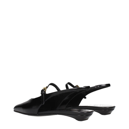 Sandali Prada in pelle nera