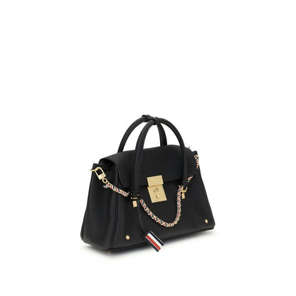 Borsa Thom Browne in pelle di vitello nera Bos Taurus
