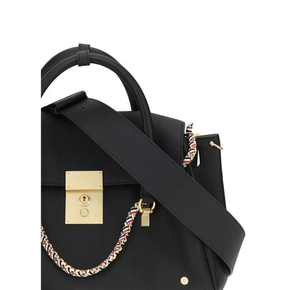 Borsa Thom Browne in pelle di vitello nera Bos Taurus