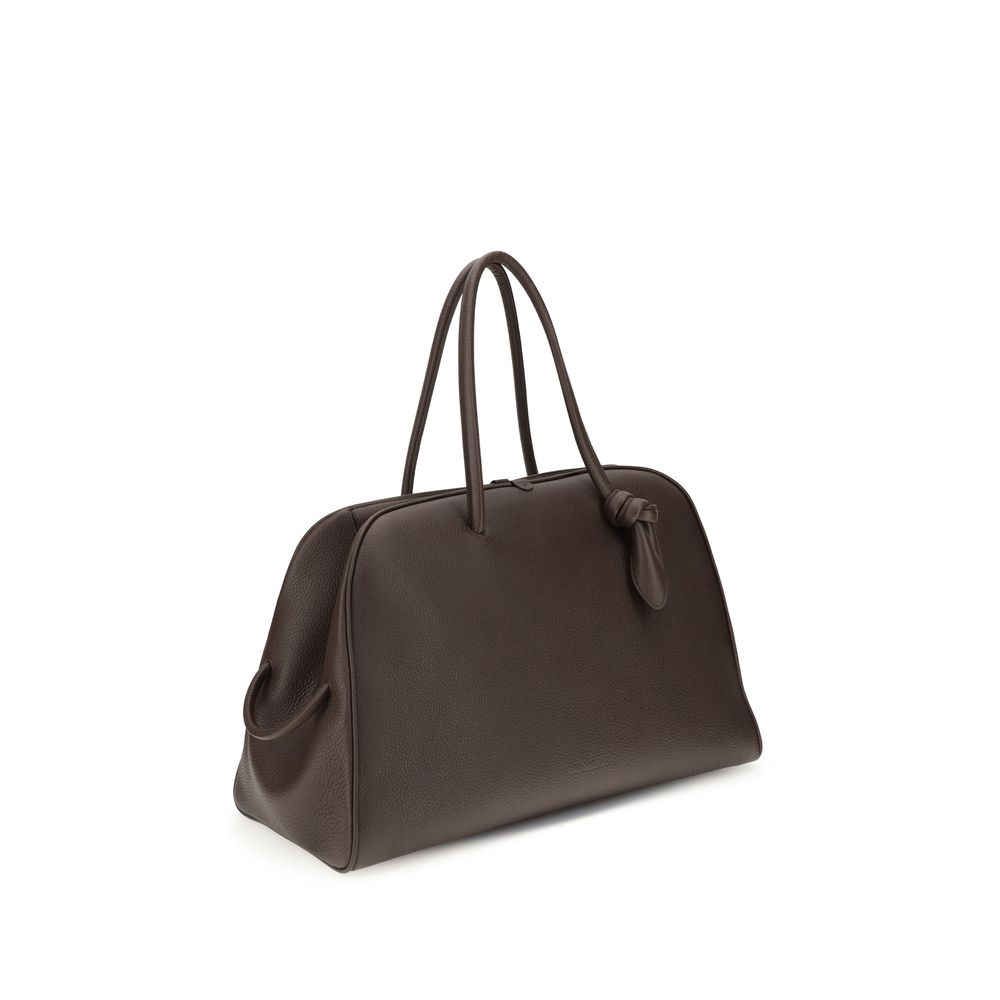Sac à main Jacquemus en cuir de veau marron