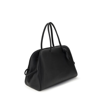 Borsa Jacquemus in pelle di vitello nera Bos Taurus