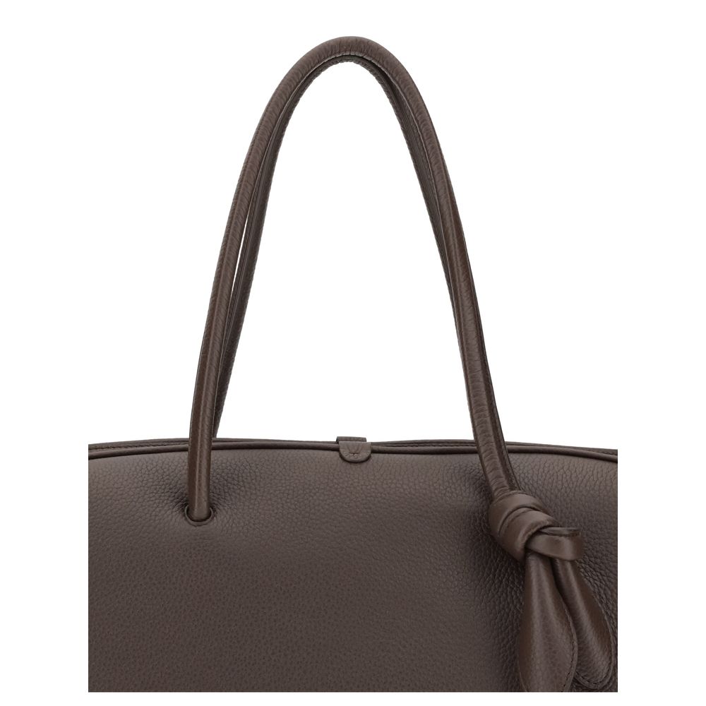 Sac à main Jacquemus en cuir de veau marron