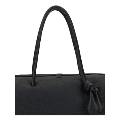 Borsa Jacquemus in pelle di vitello nera Bos Taurus