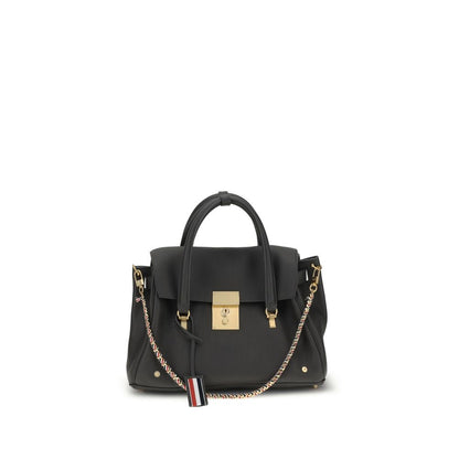 Borsa Thom Browne in pelle di vitello grigia Bos Taurus