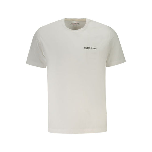T-shirt da uomo in cotone Guess Jeans Bianco