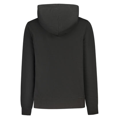 Felpa con cappuccio da donna Tommy Hilfiger in cotone nero