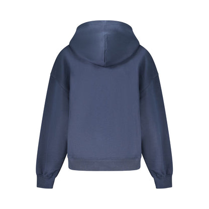 Felpa da donna in cotone blu Tommy Hilfiger
