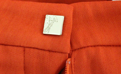 Pantalon Capri court 3/4 rouge Versace Collection