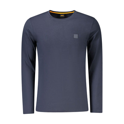 T-shirt Hugo Boss in cotone blu