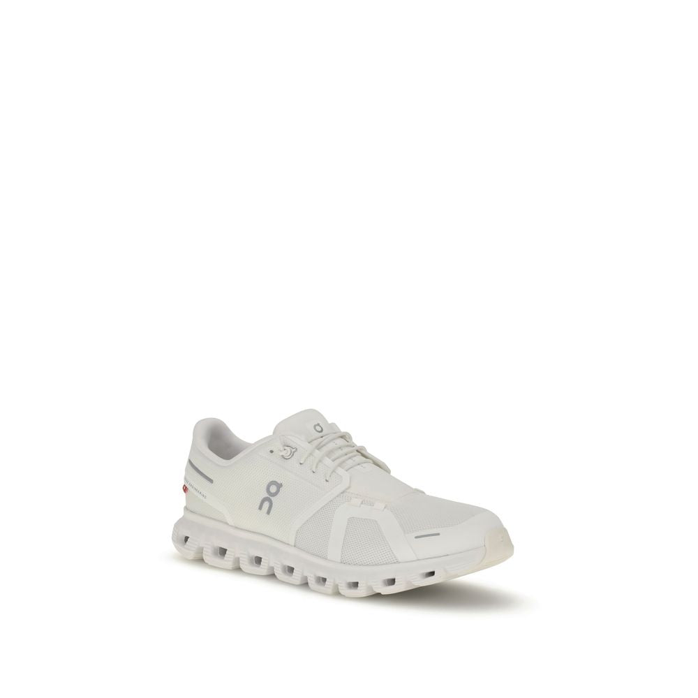 Sneakers sportive in poliestere riciclato bianco ON