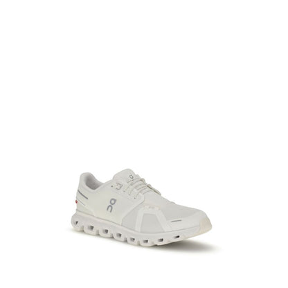 Sneakers sportive in poliestere riciclato bianco ON