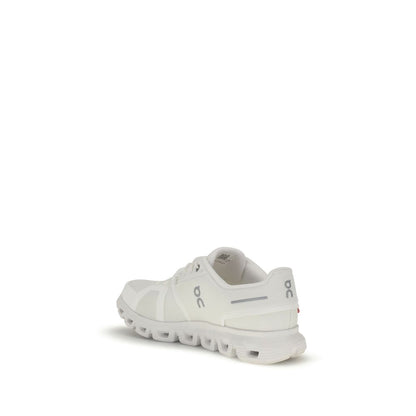 Sneakers sportive in poliestere riciclato bianco ON