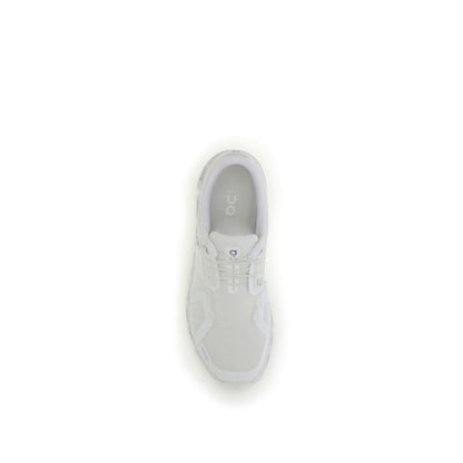 Sneakers sportive in poliestere riciclato bianco ON