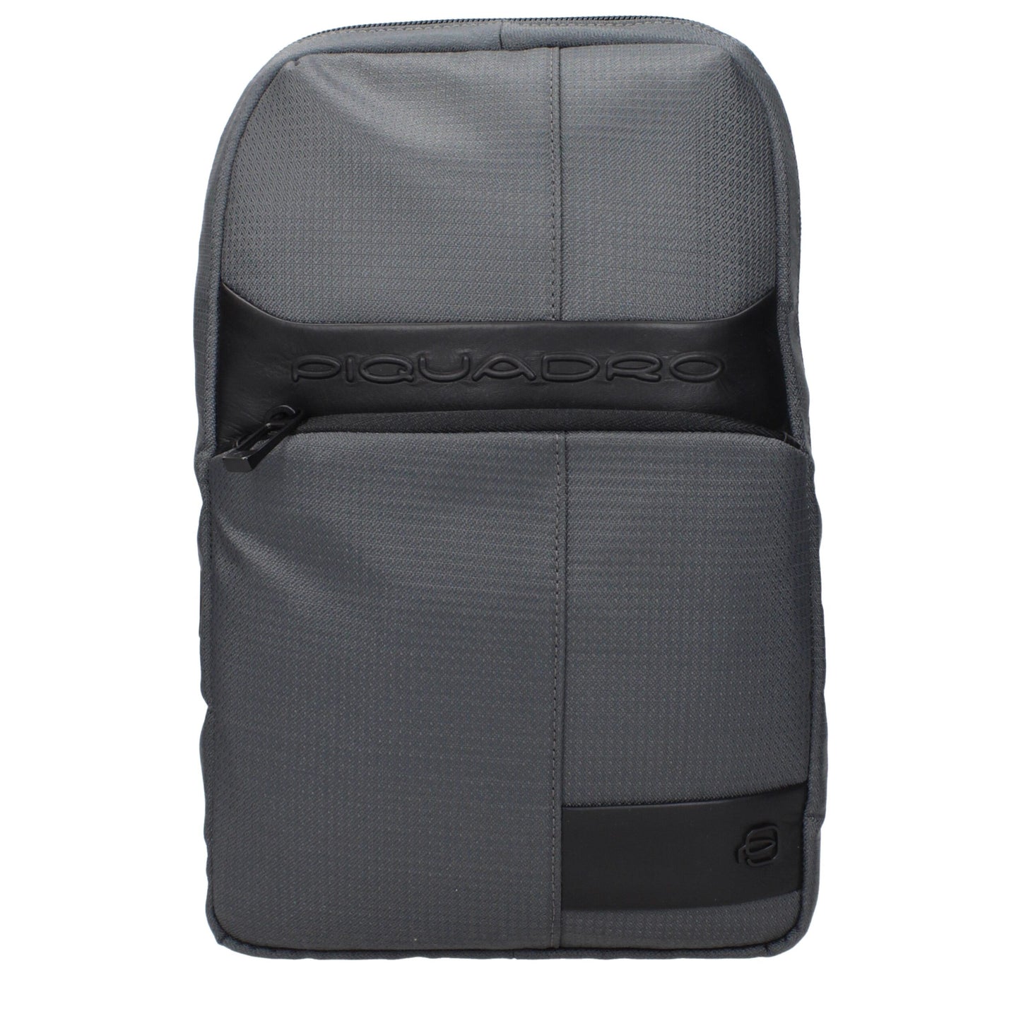 Borsa a tracolla Piquadro in tessuto grigio