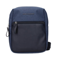 Borsa a tracolla Piquadro blu in tessuto