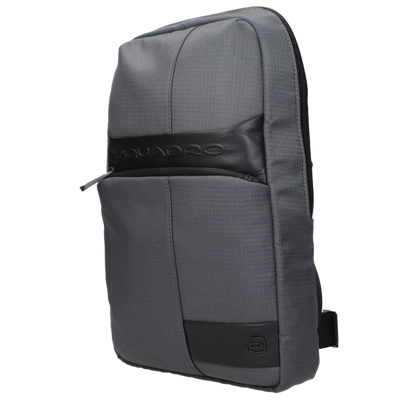 Borsa a tracolla Piquadro in tessuto grigio