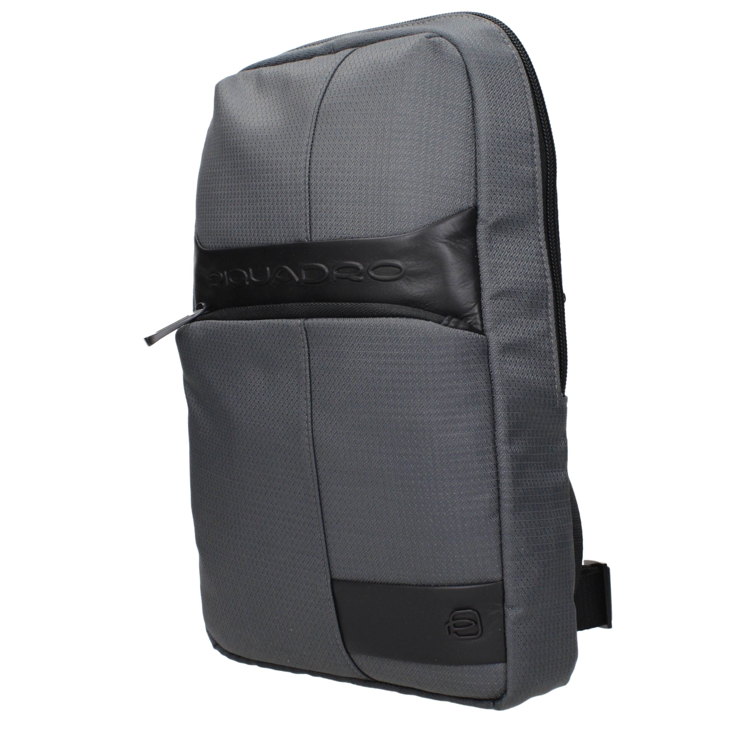 Sac bandoulière en tissu gris Piquadro