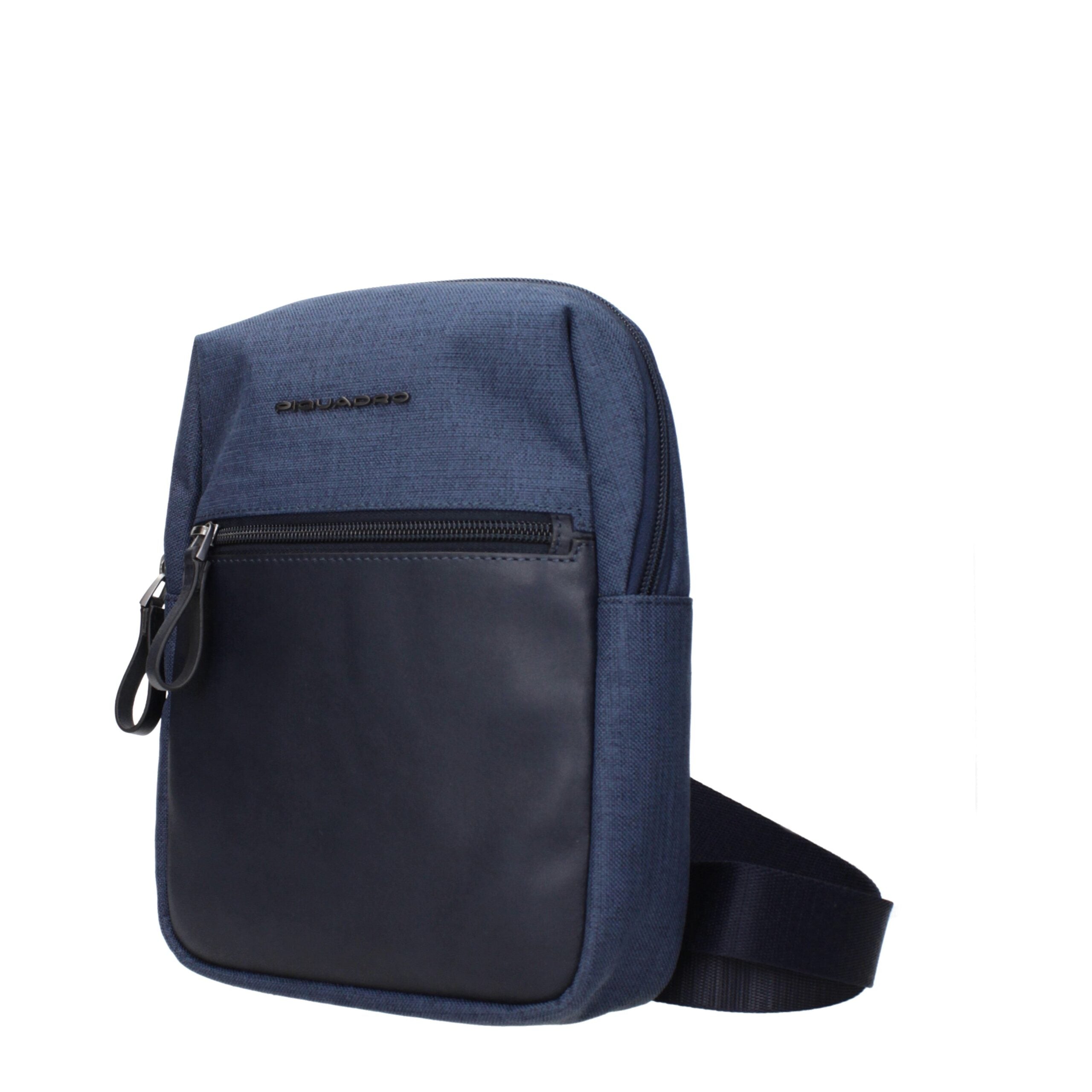 Sac bandoulière en tissu bleu Piquadro