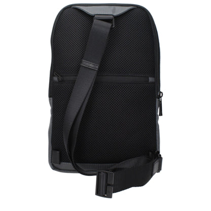 Borsa a tracolla Piquadro in tessuto grigio