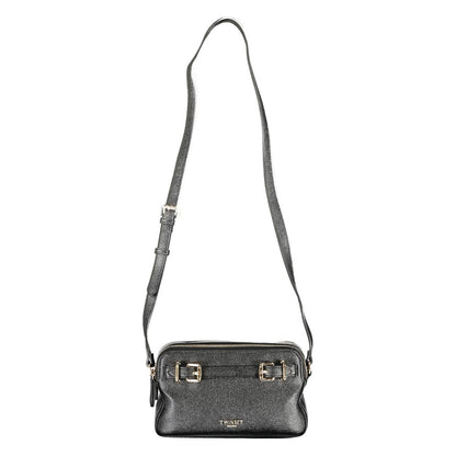 Borsa da donna in poliuretano nero Twinset