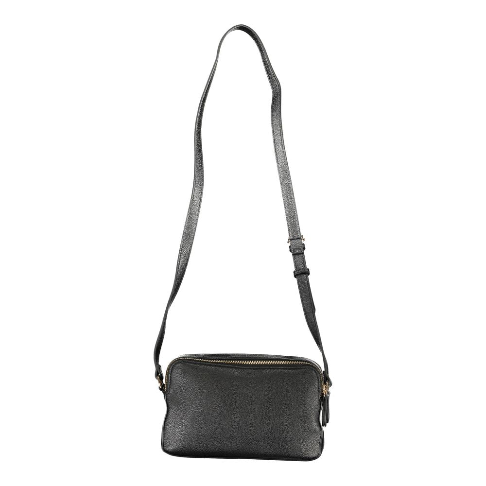 Borsa da donna in poliuretano nero Twinset