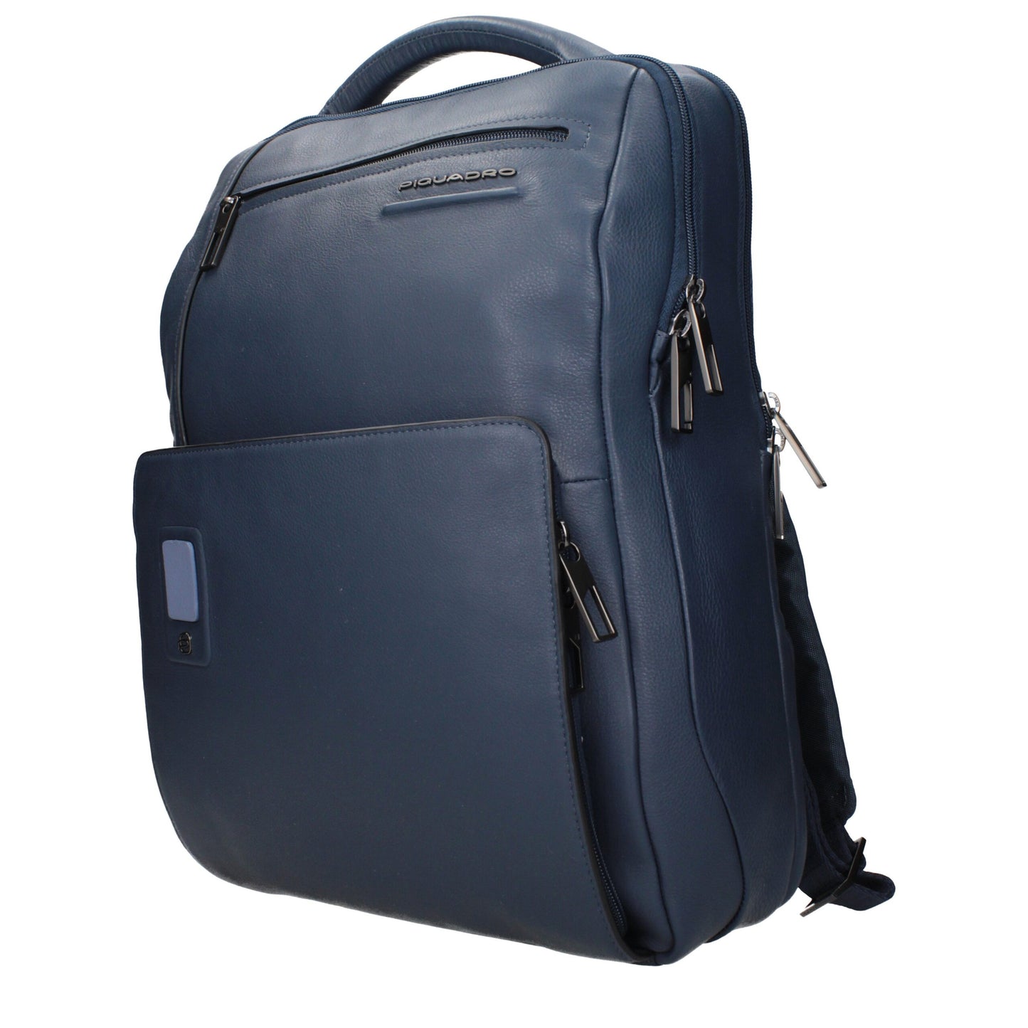 Zaino in pelle blu Piquadro