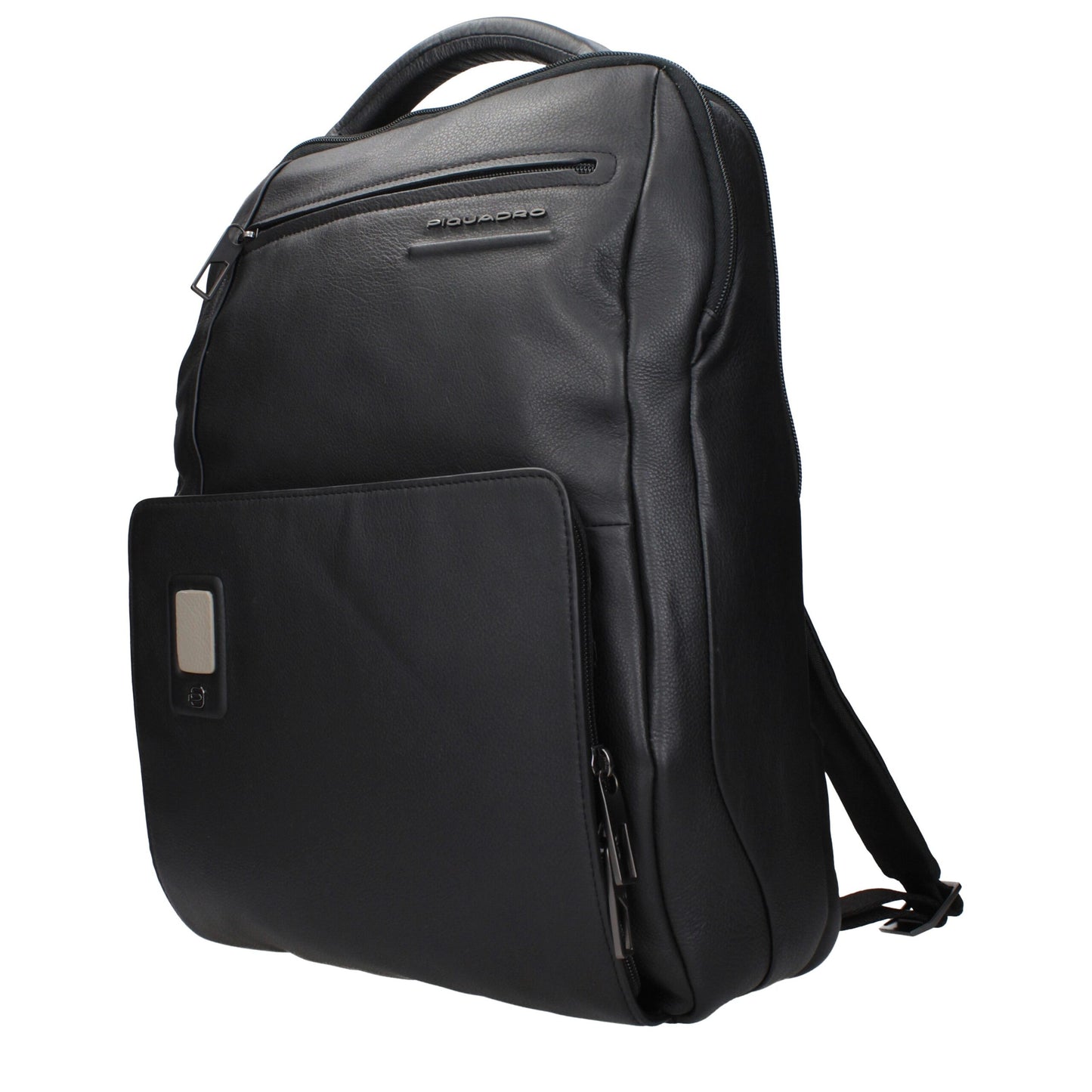 Zaino in pelle nera Piquadro
