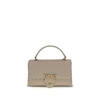 Borsa PINKO Beige in Pelle di Vitello Bos Taurus