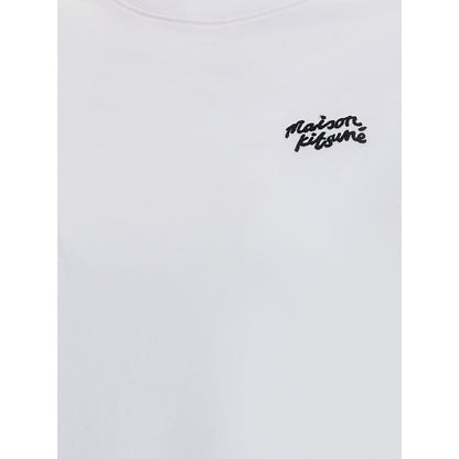 T-shirt en coton blanc Maison Kitsuné