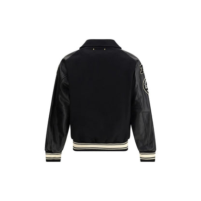 Bomber Golden Goose en laine polaire noire