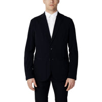 Blazer in cotone blu Armani Exchange
