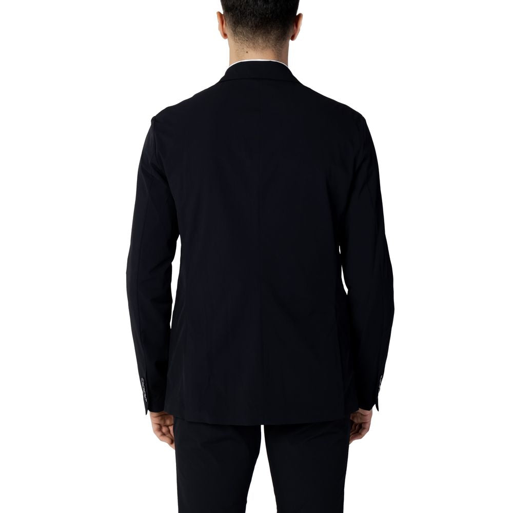 Blazer in cotone blu Armani Exchange