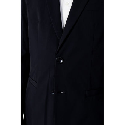 Blazer in cotone blu Armani Exchange