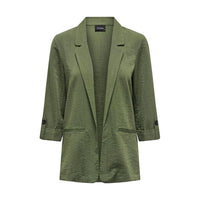 Solo blazer in viscosa verde