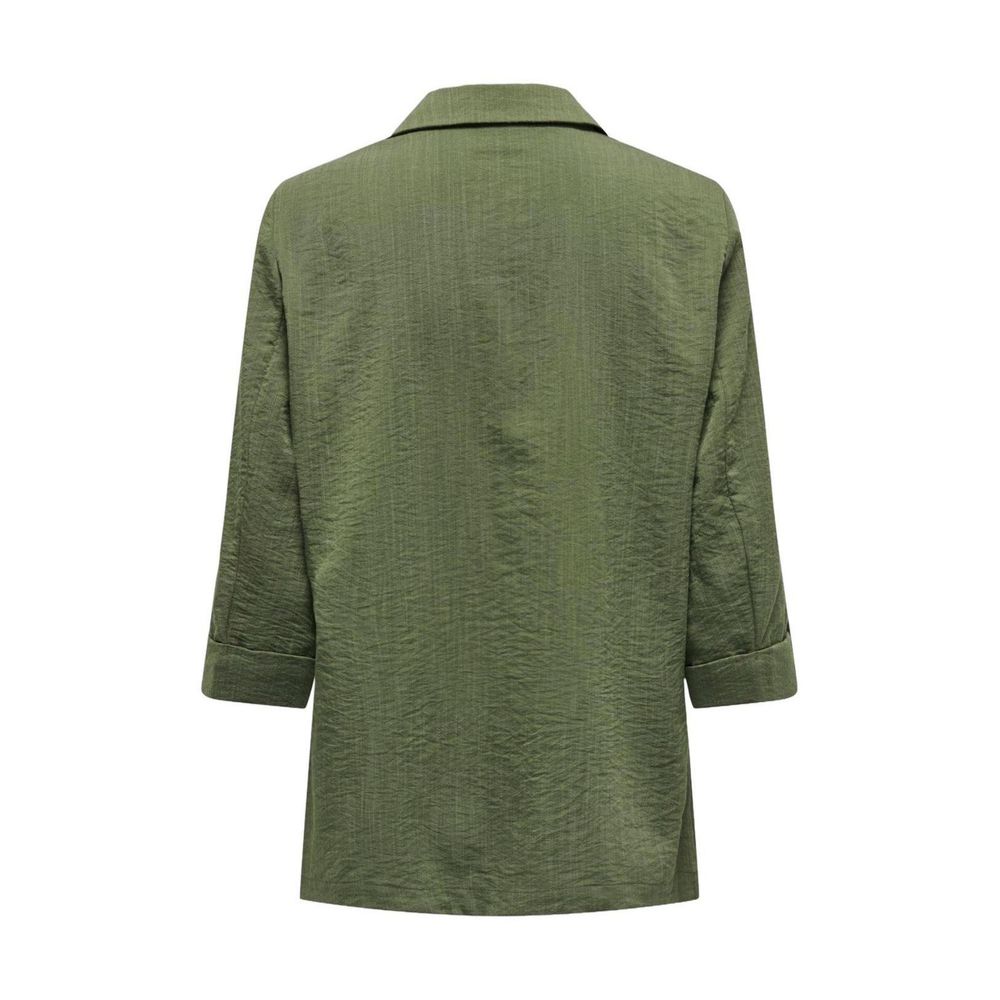 Solo blazer in viscosa verde
