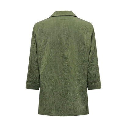 Solo blazer in viscosa verde