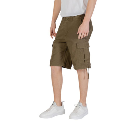 Bermuda in cotone verde Jack Jones