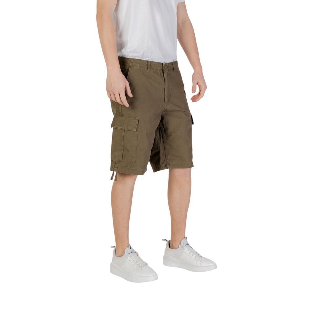 Bermuda in cotone verde Jack Jones