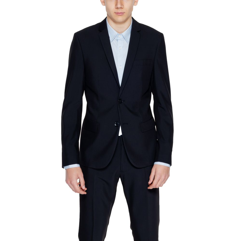 Blazer in poliestere nero Antony Morato