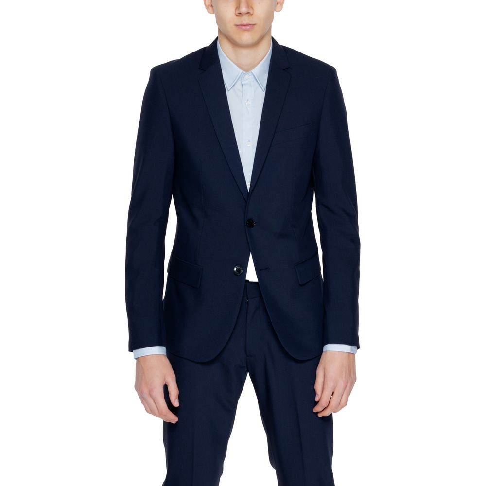 Blazer in poliestere blu Antony Morato